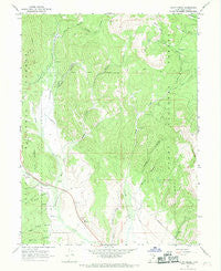 Co-Op Creek Utah Historical topographic map, 1:24000 scale, 7.5 X 7.5 Minute, Year 1967