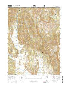 Co-op Creek Utah Current topographic map, 1:24000 scale, 7.5 X 7.5 Minute, Year 2014