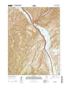 Coalville Utah Current topographic map, 1:24000 scale, 7.5 X 7.5 Minute, Year 2014