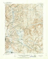 Coalville Utah Historical topographic map, 1:125000 scale, 30 X 30 Minute, Year 1900