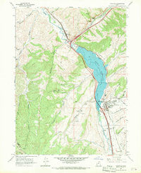 Coalville Utah Historical topographic map, 1:24000 scale, 7.5 X 7.5 Minute, Year 1967