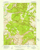 Coates Creek Utah Historical topographic map, 1:62500 scale, 15 X 15 Minute, Year 1954