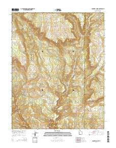 Cogswell Point Utah Current topographic map, 1:24000 scale, 7.5 X 7.5 Minute, Year 2014