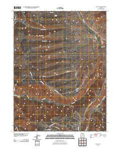 Colton Utah Historical topographic map, 1:24000 scale, 7.5 X 7.5 Minute, Year 2011