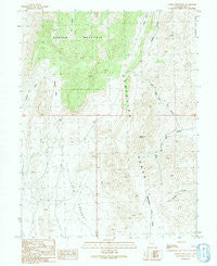 Conger Mountain Utah Historical topographic map, 1:24000 scale, 7.5 X 7.5 Minute, Year 1991