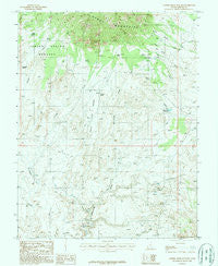 Copper Creek Benches Utah Historical topographic map, 1:24000 scale, 7.5 X 7.5 Minute, Year 1987