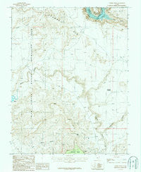 Copper Point Utah Historical topographic map, 1:24000 scale, 7.5 X 7.5 Minute, Year 1987