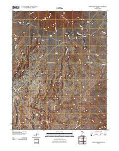 Copper Creek Benches Utah Historical topographic map, 1:24000 scale, 7.5 X 7.5 Minute, Year 2011