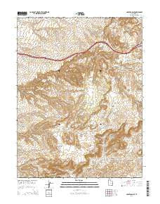 Copper Globe Utah Current topographic map, 1:24000 scale, 7.5 X 7.5 Minute, Year 2014