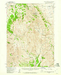 Cotton Thomas Basin Utah Historical topographic map, 1:62500 scale, 15 X 15 Minute, Year 1959