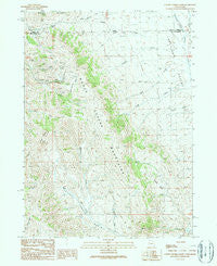 Cotton Thomas Basin Utah Historical topographic map, 1:24000 scale, 7.5 X 7.5 Minute, Year 1990