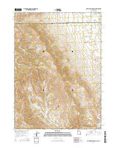 Cotton Thomas Basin Utah Current topographic map, 1:24000 scale, 7.5 X 7.5 Minute, Year 2014