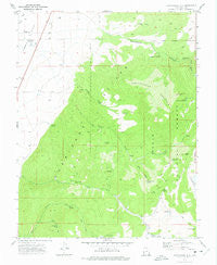 Cottonwood Mtn Utah Historical topographic map, 1:24000 scale, 7.5 X 7.5 Minute, Year 1971