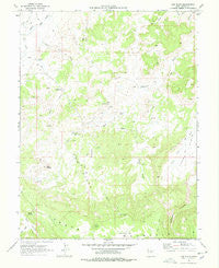 Cow Flats Utah Historical topographic map, 1:24000 scale, 7.5 X 7.5 Minute, Year 1969