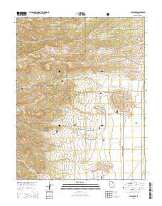 Cow Creek Utah Current topographic map, 1:24000 scale, 7.5 X 7.5 Minute, Year 2014