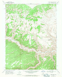 Cowboy Bench Utah Historical topographic map, 1:24000 scale, 7.5 X 7.5 Minute, Year 1968