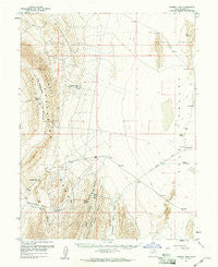 Cowboy Pass Utah Historical topographic map, 1:62500 scale, 15 X 15 Minute, Year 1959