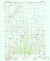 Cowboy Pass Utah Historical topographic map, 1:24000 scale, 7.5 X 7.5 Minute, Year 1991