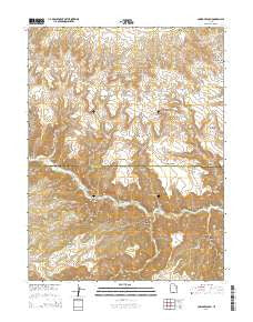 Cowboy Bench Utah Current topographic map, 1:24000 scale, 7.5 X 7.5 Minute, Year 2014