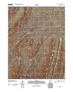 Cowboy Pass Utah Historical topographic map, 1:24000 scale, 7.5 X 7.5 Minute, Year 2010