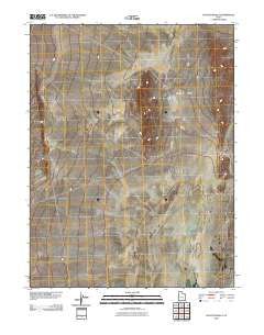 Coyote Knolls Utah Historical topographic map, 1:24000 scale, 7.5 X 7.5 Minute, Year 2010