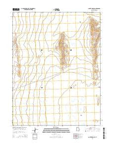 Coyote Knolls Utah Current topographic map, 1:24000 scale, 7.5 X 7.5 Minute, Year 2014
