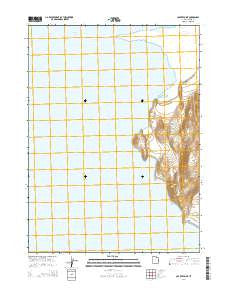 Coyote Point Utah Current topographic map, 1:24000 scale, 7.5 X 7.5 Minute, Year 2014