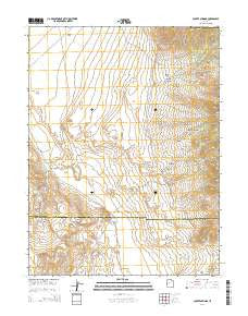 Coyote Springs Utah Current topographic map, 1:24000 scale, 7.5 X 7.5 Minute, Year 2014