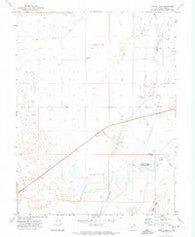 Crafts Lake Utah Historical topographic map, 1:24000 scale, 7.5 X 7.5 Minute, Year 1971