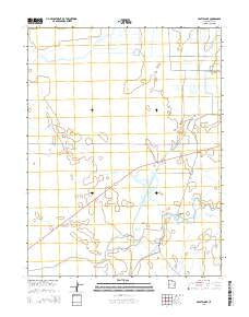 Crafts Lake Utah Current topographic map, 1:24000 scale, 7.5 X 7.5 Minute, Year 2014