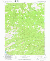 Crandall Canyon Utah Historical topographic map, 1:24000 scale, 7.5 X 7.5 Minute, Year 1967