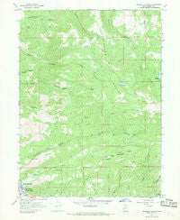 Crandall Canyon Utah Historical topographic map, 1:24000 scale, 7.5 X 7.5 Minute, Year 1967