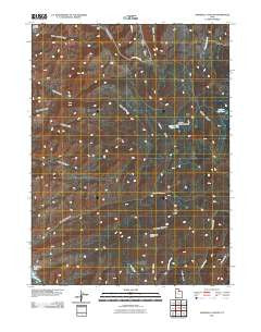 Crandall Canyon Utah Historical topographic map, 1:24000 scale, 7.5 X 7.5 Minute, Year 2011