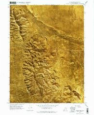Craner Peak Utah Historical topographic map, 1:24000 scale, 7.5 X 7.5 Minute, Year 1968