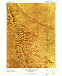 Craner Peak Utah Historical topographic map, 1:24000 scale, 7.5 X 7.5 Minute, Year 1968