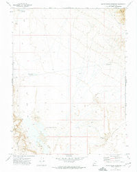 Crater Bench Reservoir Utah Historical topographic map, 1:24000 scale, 7.5 X 7.5 Minute, Year 1971