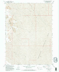 Crater Island East Utah Historical topographic map, 1:24000 scale, 7.5 X 7.5 Minute, Year 1991