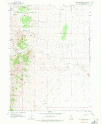 Crater Island NW Utah Historical topographic map, 1:24000 scale, 7.5 X 7.5 Minute, Year 1967