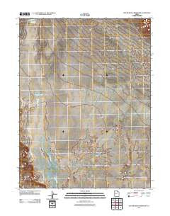 Crater Bench Reservoir Utah Historical topographic map, 1:24000 scale, 7.5 X 7.5 Minute, Year 2010