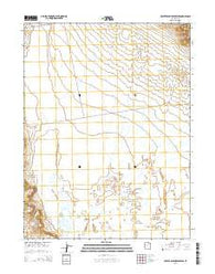 Crater Bench Reservoir Utah Current topographic map, 1:24000 scale, 7.5 X 7.5 Minute, Year 2014