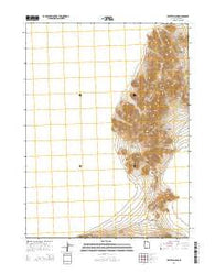 Crater Island Utah Current topographic map, 1:24000 scale, 7.5 X 7.5 Minute, Year 2014