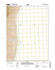 Crater Island SW Utah Current topographic map, 1:24000 scale, 7.5 X 7.5 Minute, Year 2014