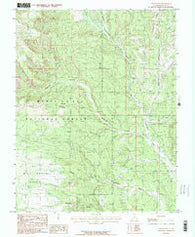 Cream Pots Utah Historical topographic map, 1:24000 scale, 7.5 X 7.5 Minute, Year 1985