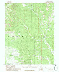 Cream Pots Utah Historical topographic map, 1:24000 scale, 7.5 X 7.5 Minute, Year 1985