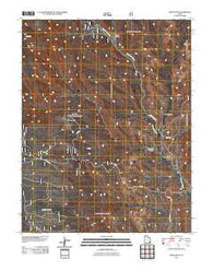 Cream Pots Utah Historical topographic map, 1:24000 scale, 7.5 X 7.5 Minute, Year 2011