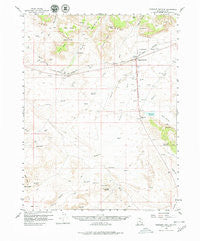Crescent Junction Utah Historical topographic map, 1:62500 scale, 15 X 15 Minute, Year 1958
