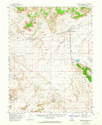 Crescent Junction Utah Historical topographic map, 1:62500 scale, 15 X 15 Minute, Year 1958