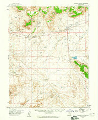 Crescent Junction Utah Historical topographic map, 1:62500 scale, 15 X 15 Minute, Year 1958