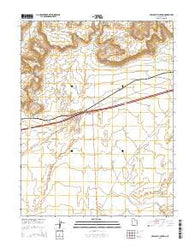 Crescent Junction Utah Current topographic map, 1:24000 scale, 7.5 X 7.5 Minute, Year 2014
