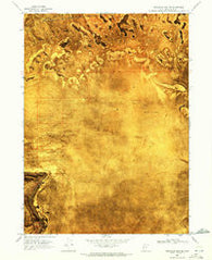 Crocodile Mtn NE Utah Historical topographic map, 1:24000 scale, 7.5 X 7.5 Minute, Year 1969